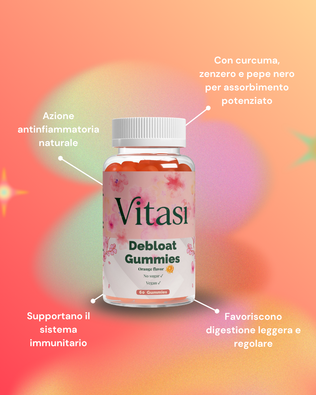 Debloat Gummies - 60 pcs.