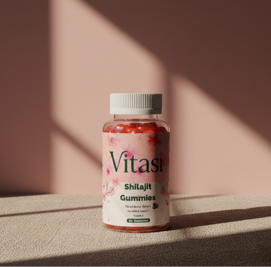 Premium Shilajit Gummies + Vitamin C,B6, B12 - 60 pcs