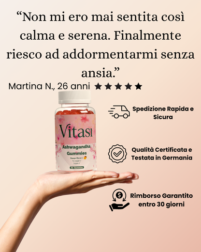 Premium Ashwagandha + Vitamin B6 Gummies - 60 pcs.
